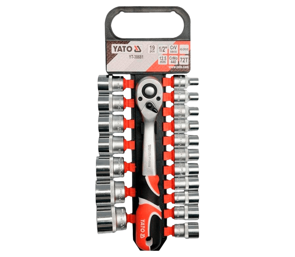 Set 19 duze tubulare YATO YT38681 8-32mm photo