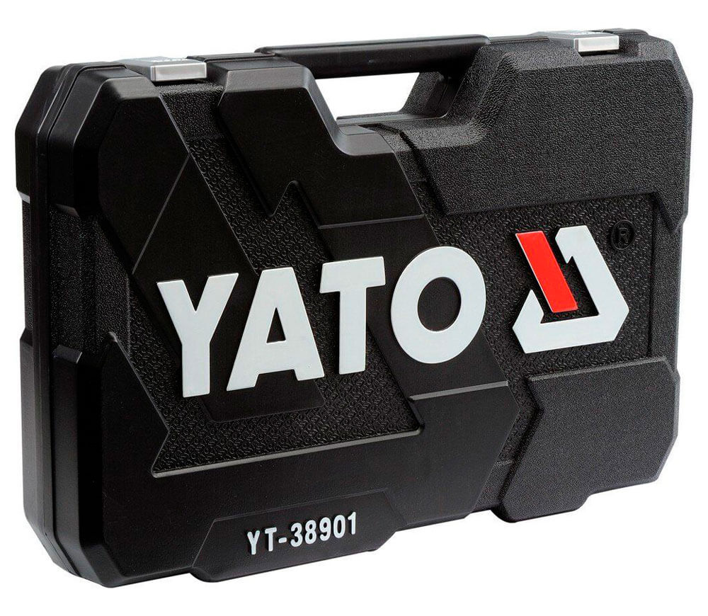 Набор комбинированных ключей, торцевые головки и бит YATO YT38901 122шт. 4-32мм 1/2-1/4" photo 2