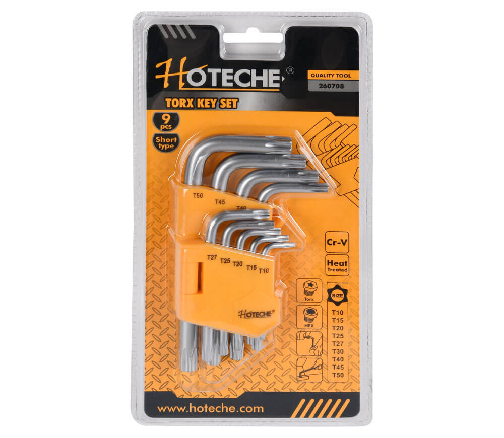 Set 9 chei torx HOTECHE 260708 T10xT50 photo 0