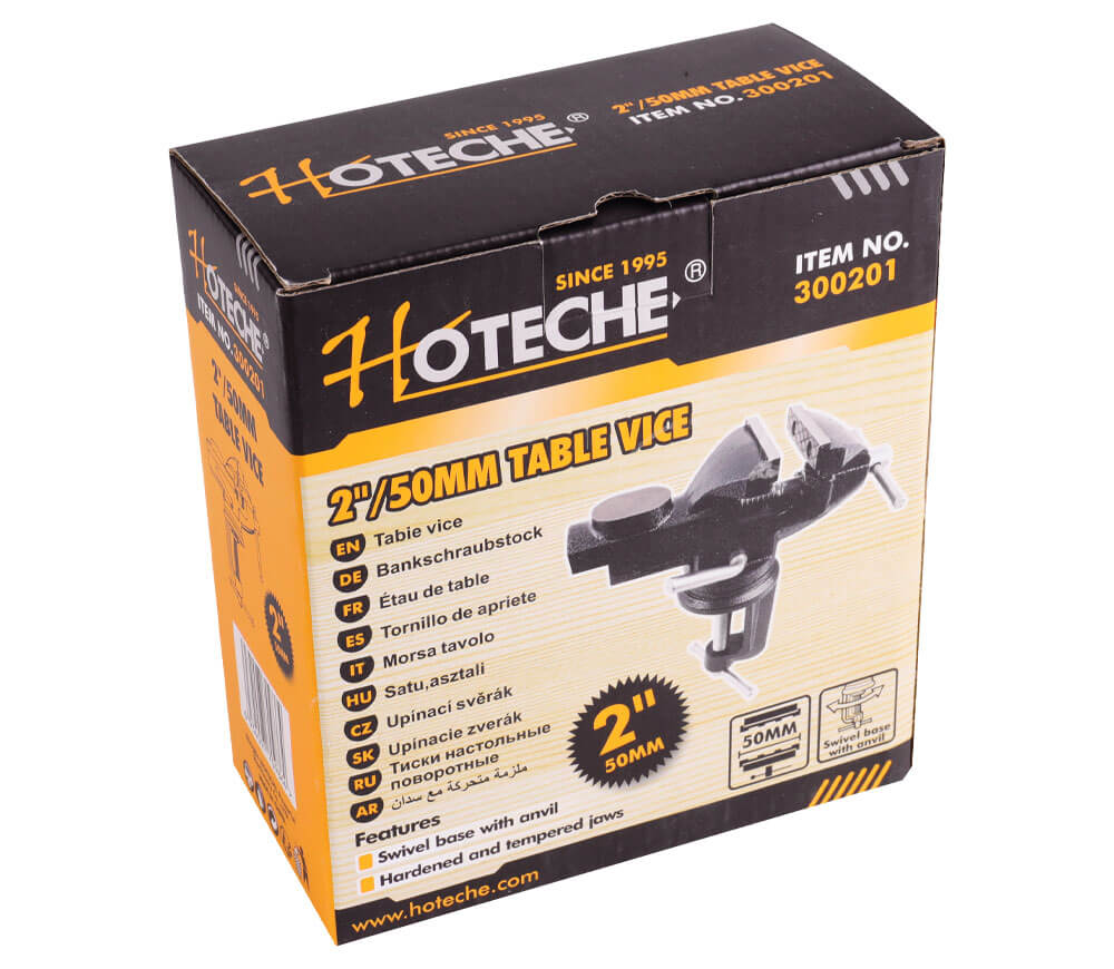 Тиски слесарные HOTECHE 300201 50мм photo 1