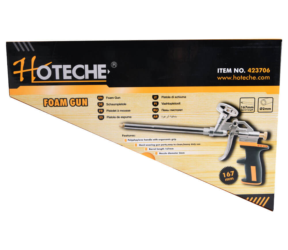 Пистолет для монтажной пены HOTECHE 423706 167мм photo 1