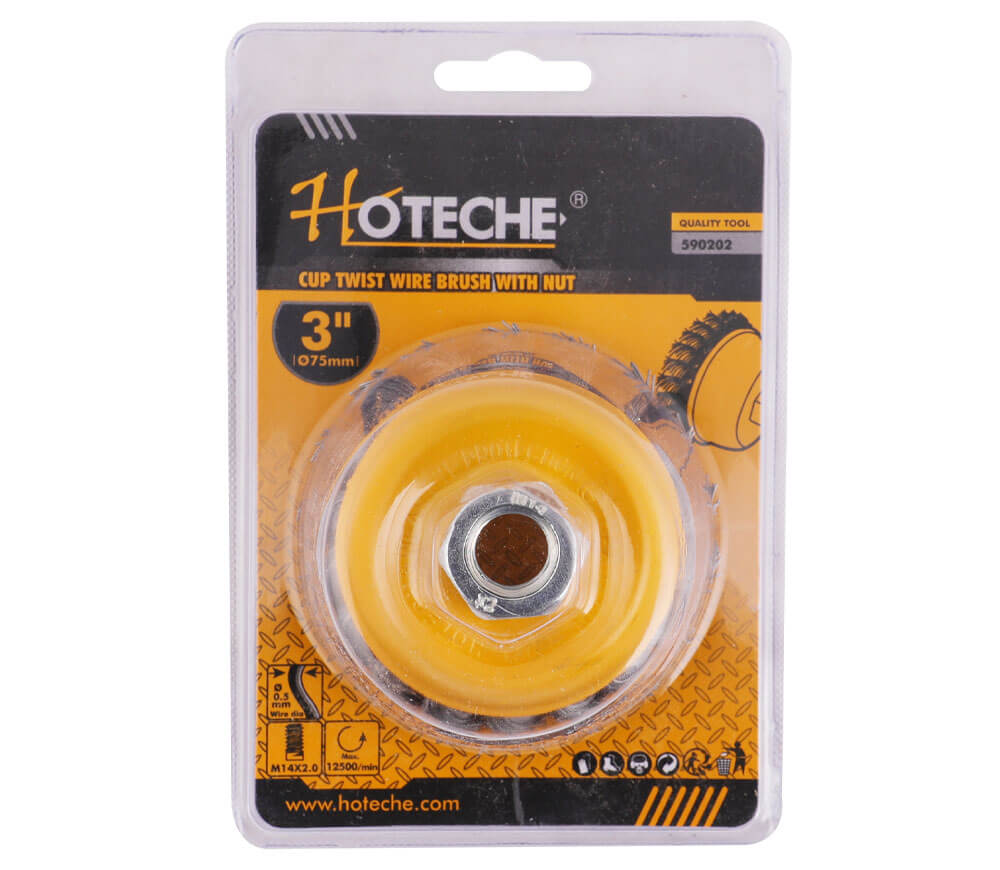Щетка по металлу HOTECHE 590202 75мм photo 0
