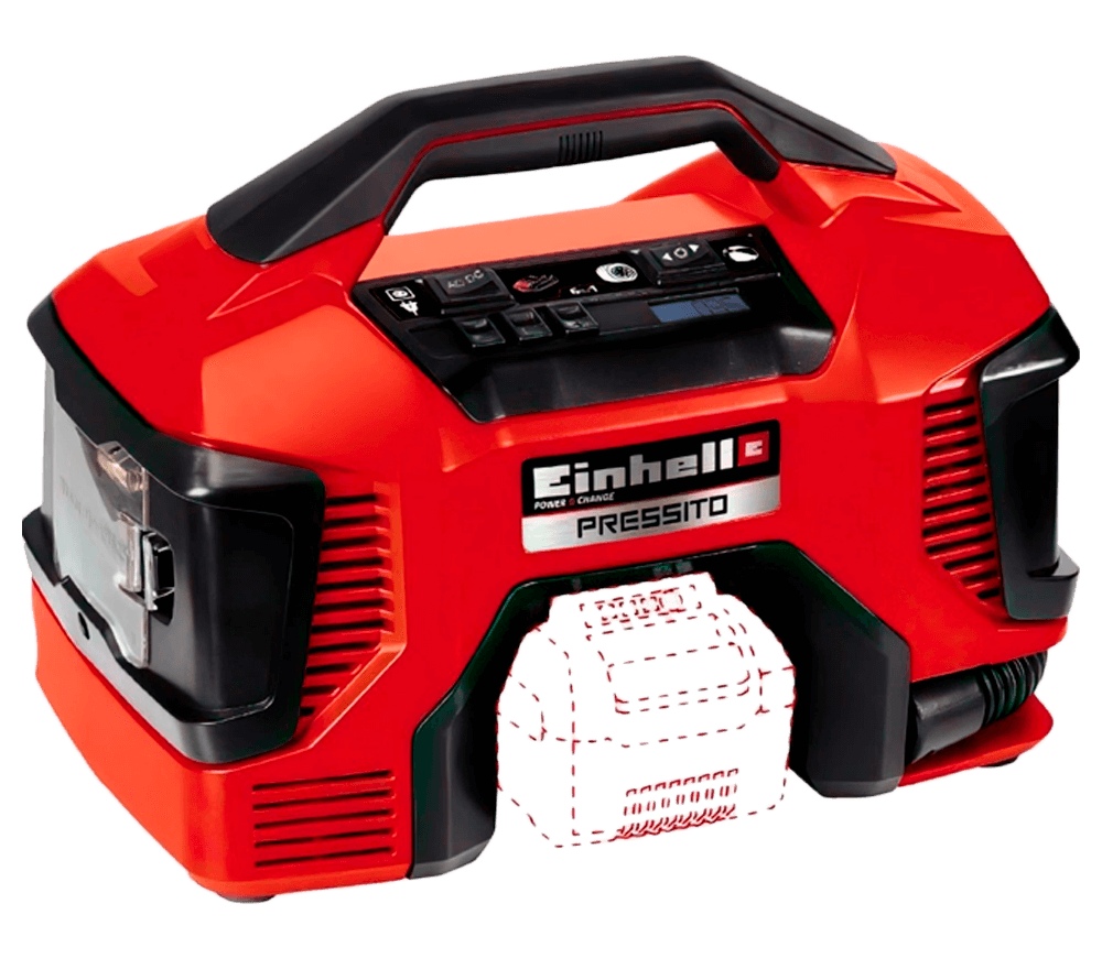Compresor auto 6 în 1 EINHELL Pressito 90w 11bar 21l/min photo