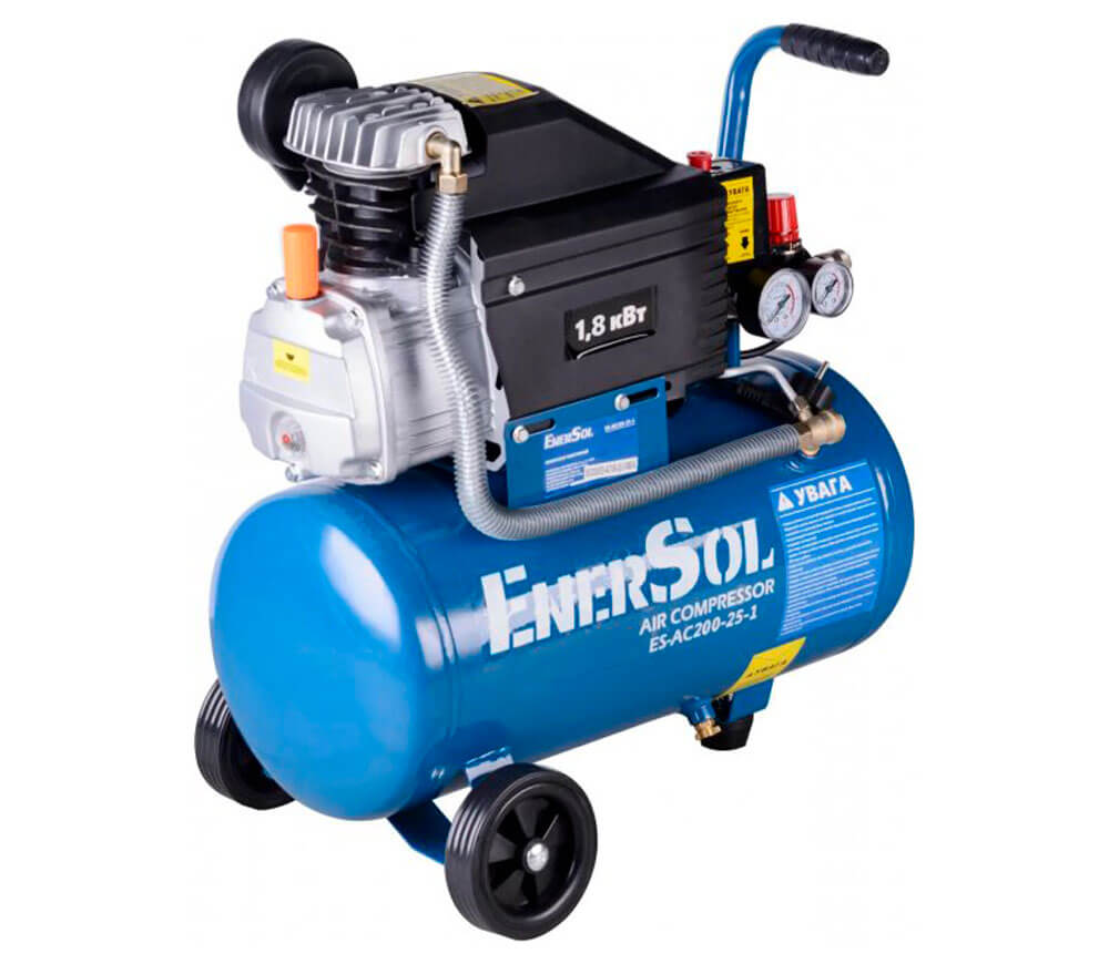 Компрессор EnerSol ES-AC200-25-1 200л/мин 25л photo 1