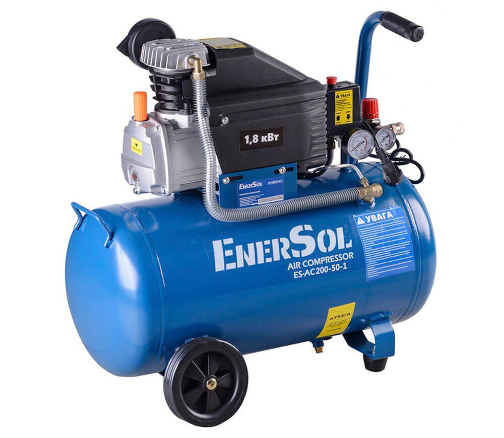 Компрессор EnerSol ES-AC200-50-1 200л/мин 50л photo 0