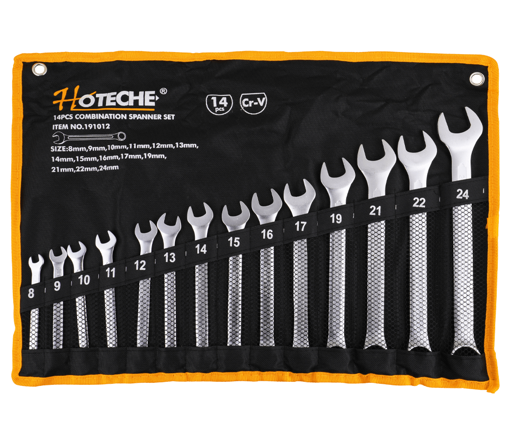 Set 14 chei combinate HOTECHE 191012 8x24mm photo