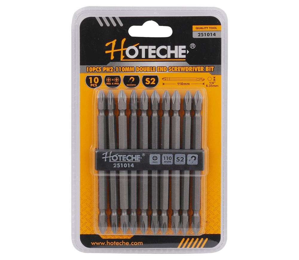 Набор 10 бит HOTECHE 251014 PH2 110мм photo