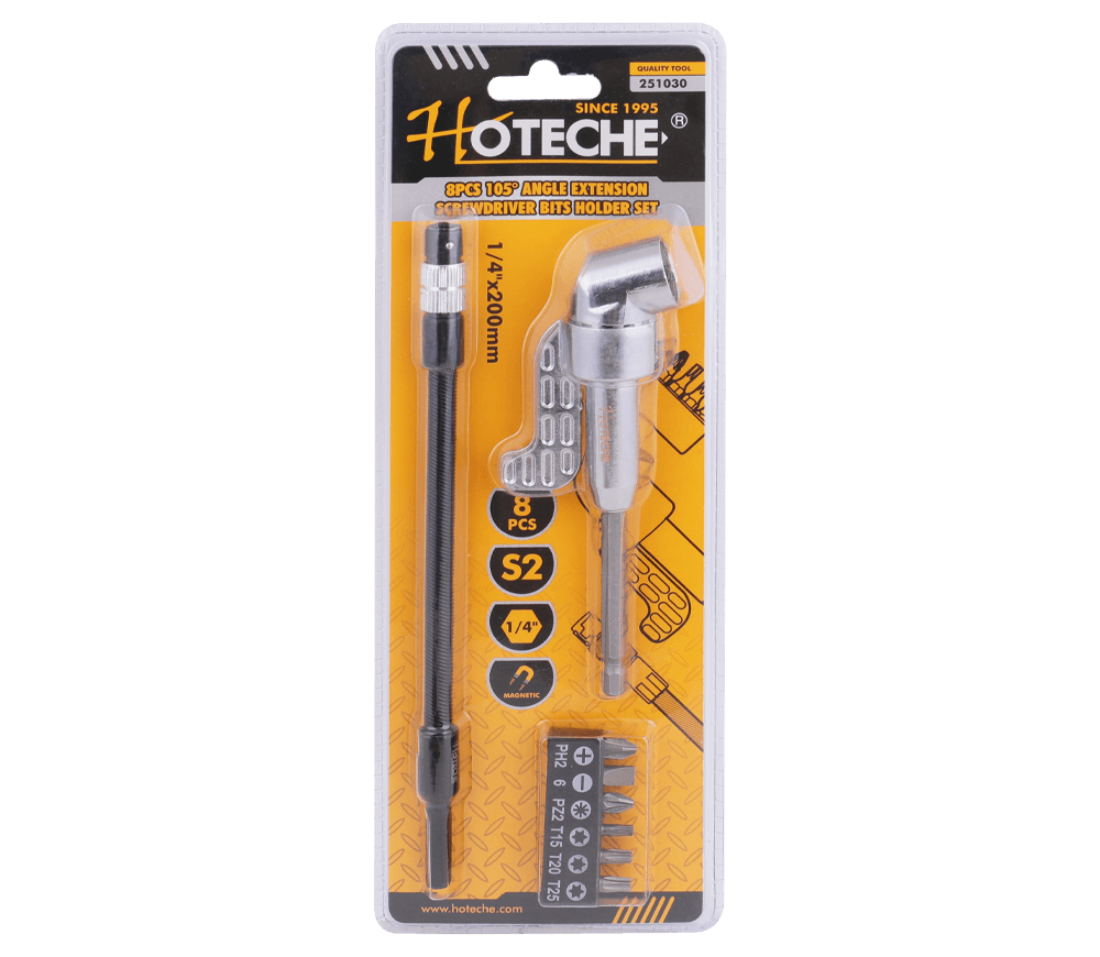 Набор бит и адаптер HOTECHE 251030 SL/PH/PZ/T 25мм photo