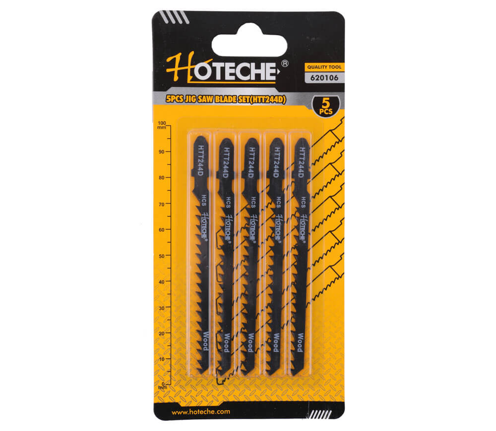 Set pînze fierăstrău HOTECHE 620106 T244D 6TPI 100mm 5buc photo 0
