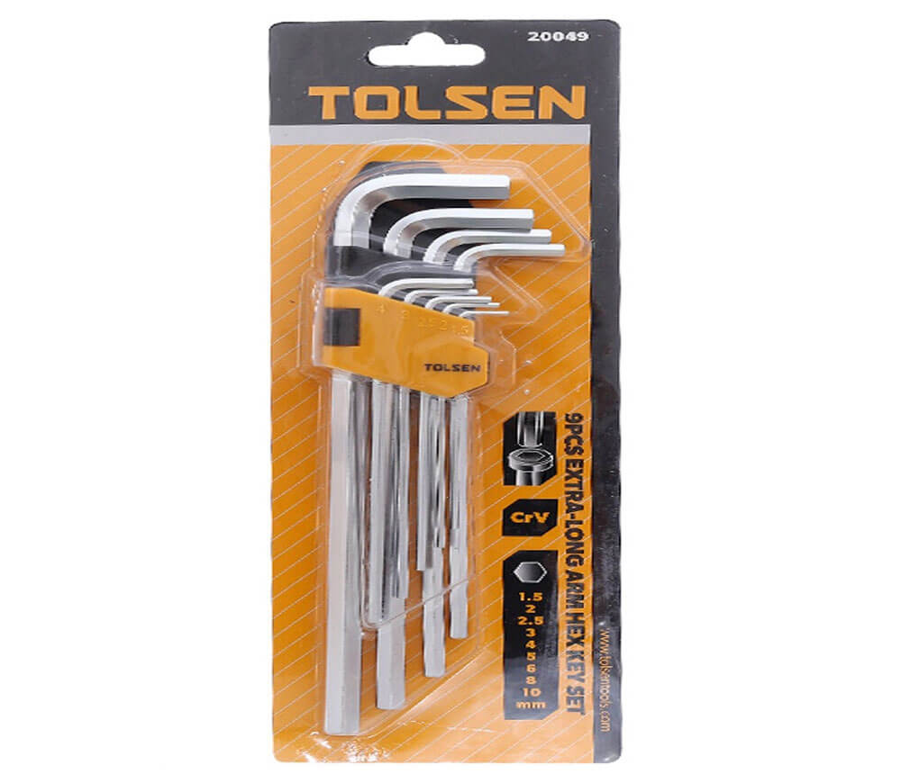 Set 9 chei hexagonale Tolsen 20049 1.5x10mm photo 1