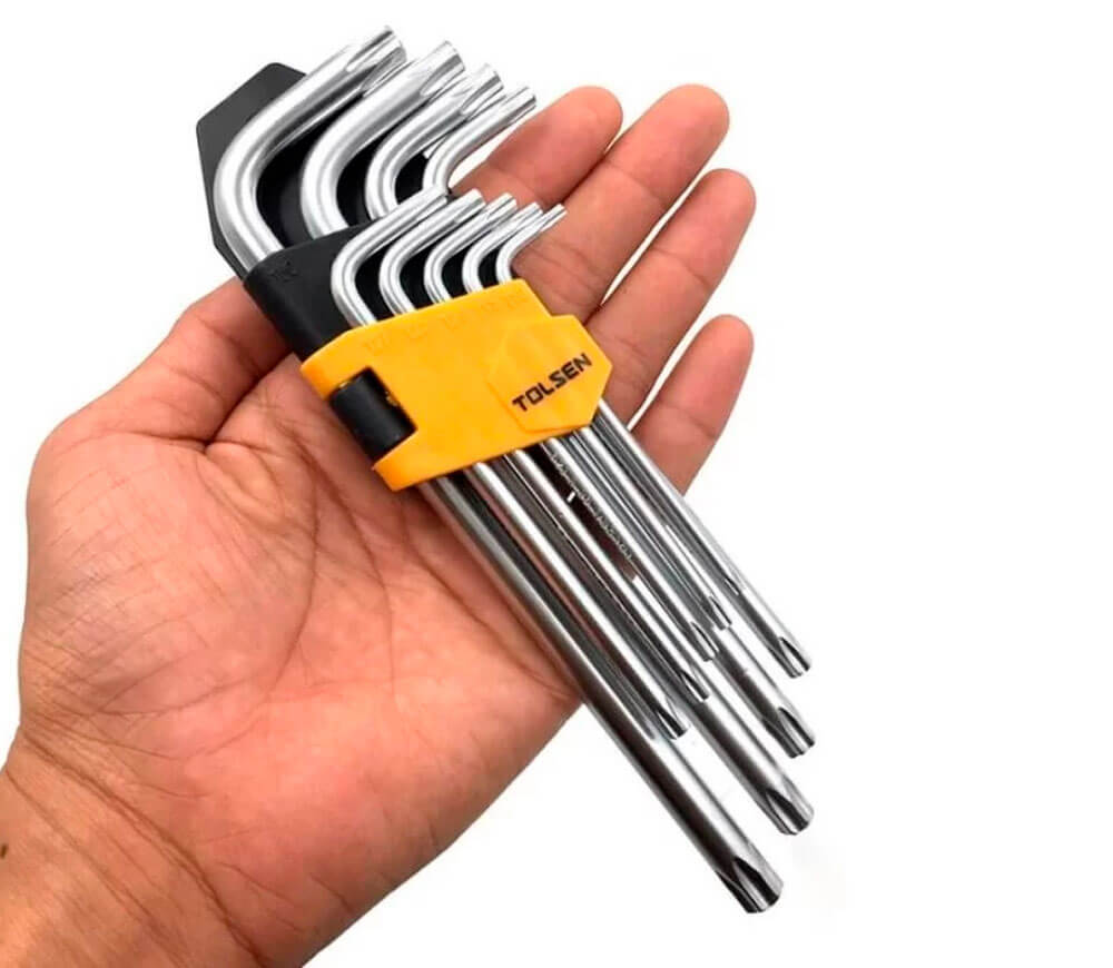 Set 9 chei torx Tolsen 20056 T10xT50 photo 0