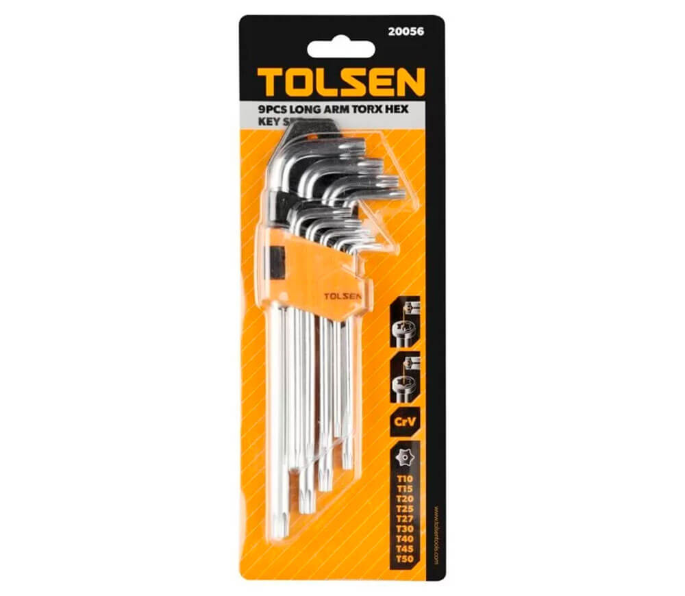 Set 9 chei torx Tolsen 20056 T10xT50 photo 1