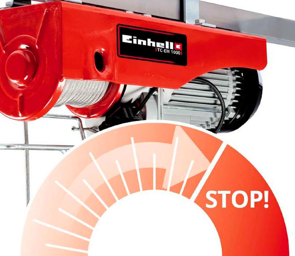Электрическая лебедка EINHELL TC-EH 1000 999kg 18м photo 2