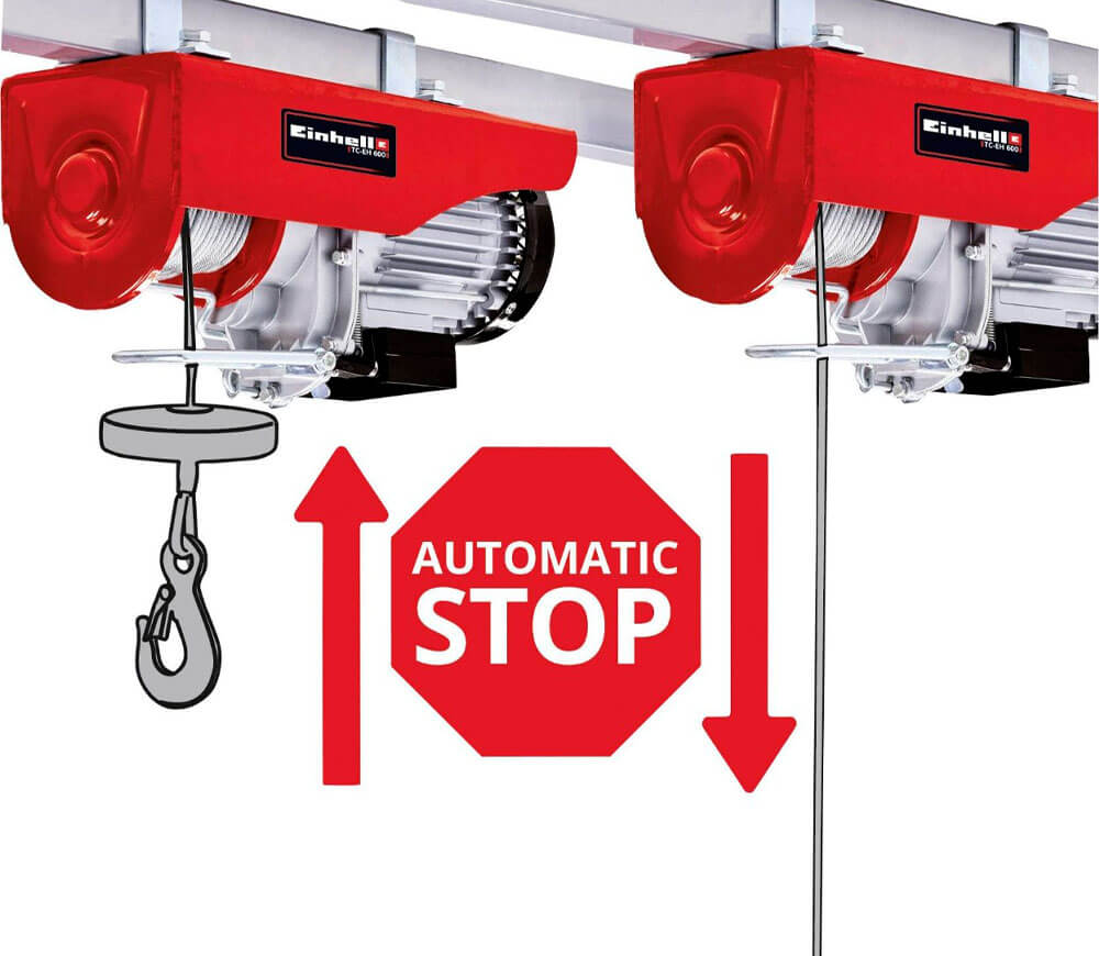 Электрическая лебедка EINHELL TE-EH 600 600kg 18м photo 4