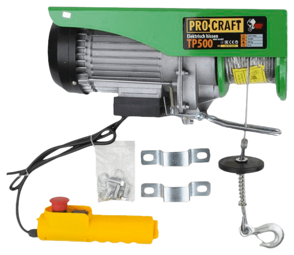 Электрическая лебедка ProCraft TP500 500kg 12м photo