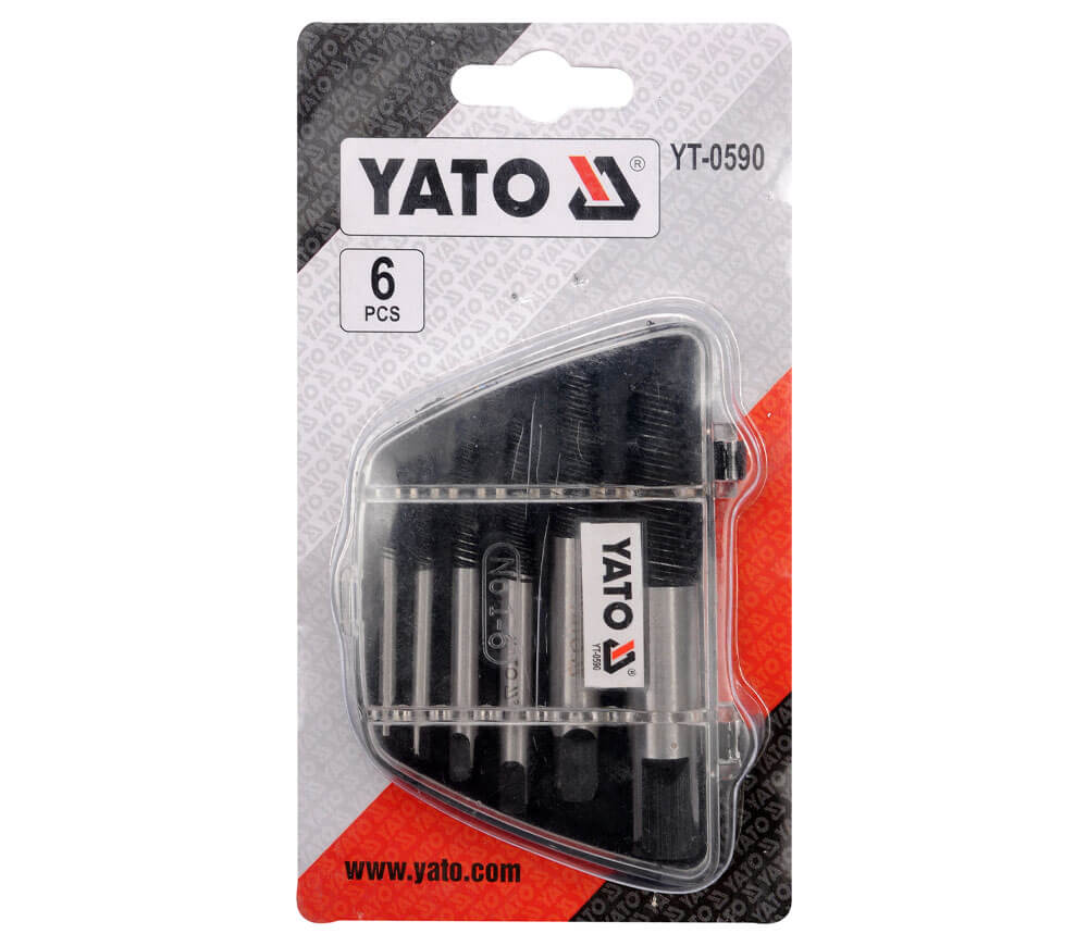 Набор 6 экстракторов сломанных винтов YATO YT0590 3-25мм photo 1