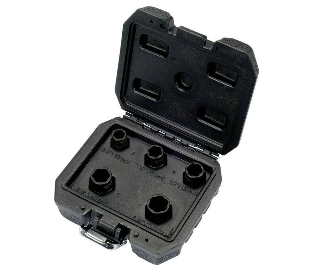 Set 5 extractoare șuruburi rupte YATO YT06038 10-16mm 3/8" photo 0
