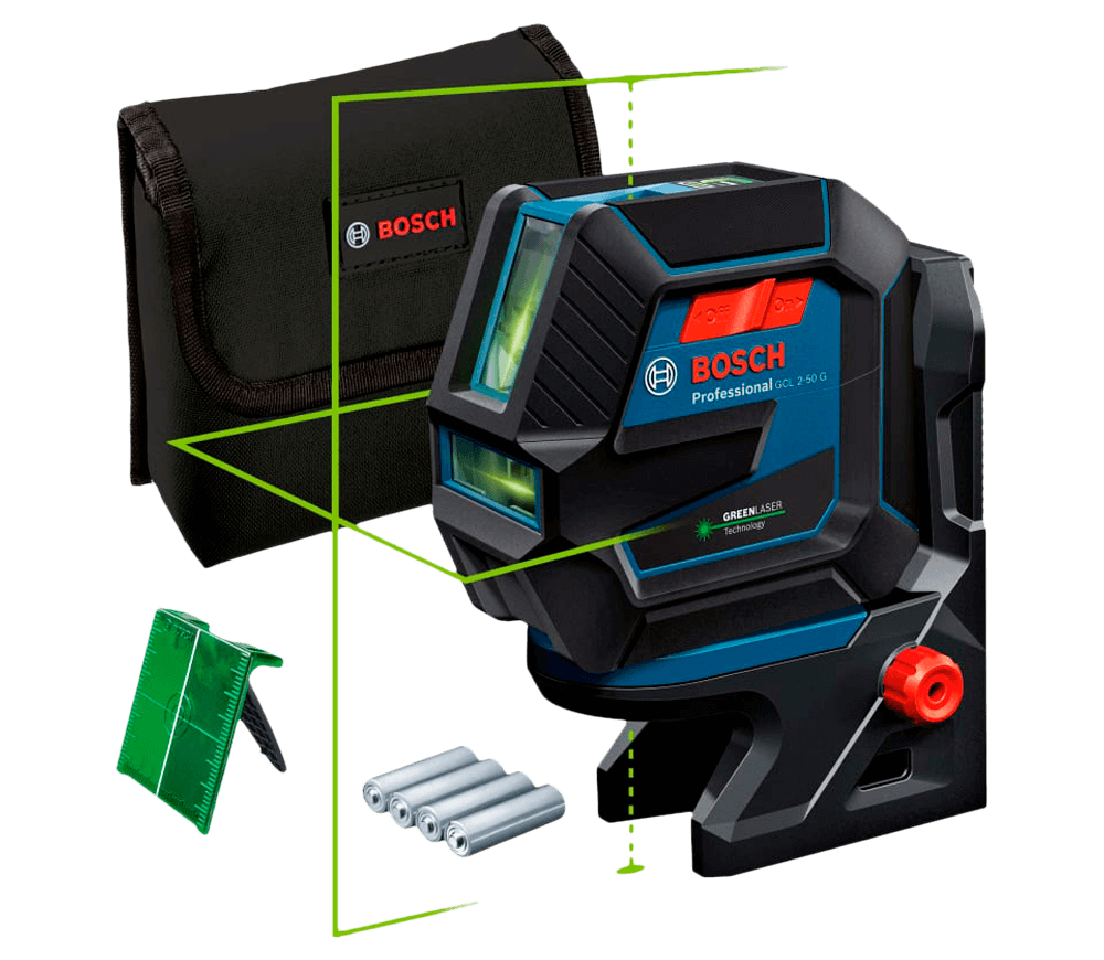 Лазерный уровень BOSCH GCL2-50G+RM10 2луча 50m photo