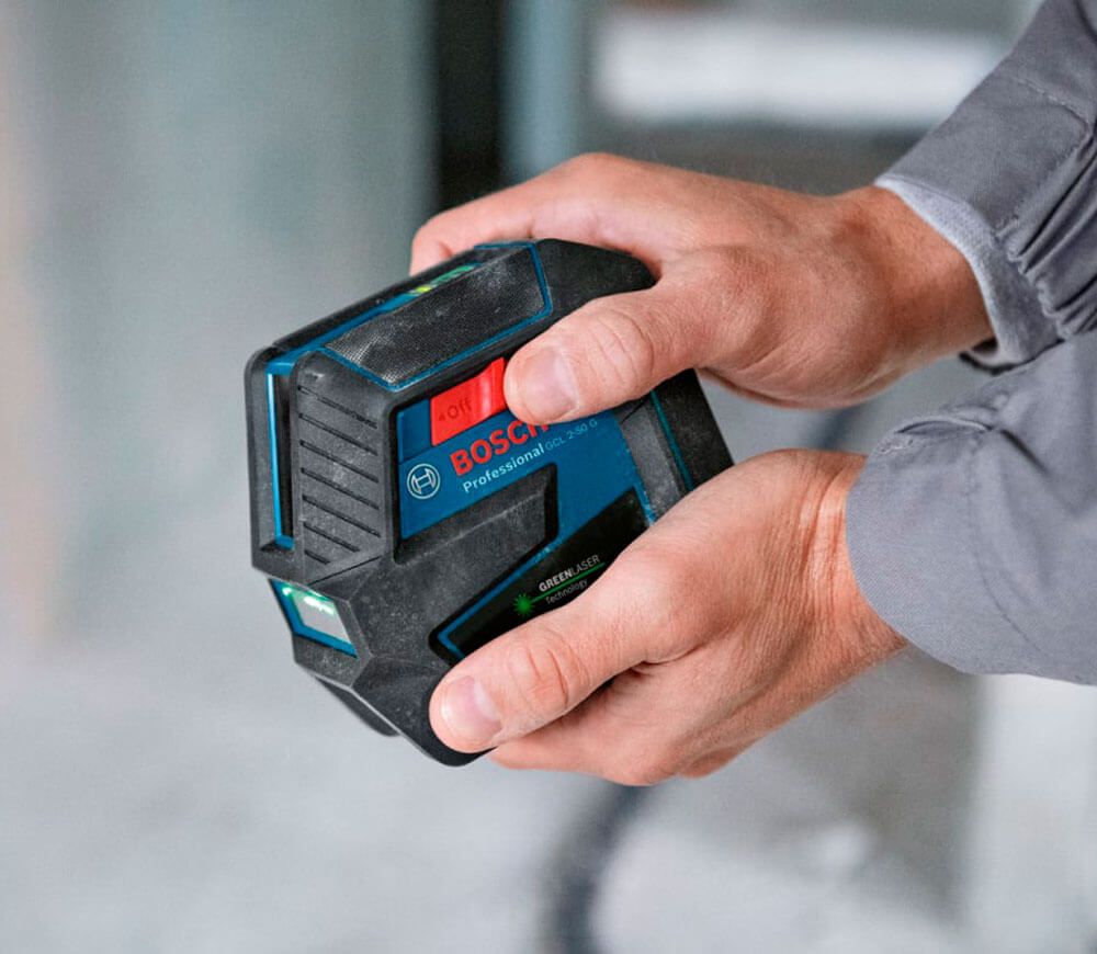 Лазерный уровень BOSCH GCL2-50G+RM10 2луча 50m photo 2
