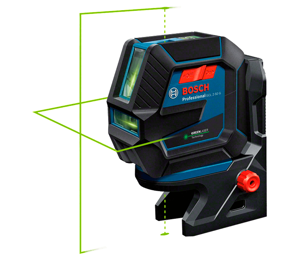Лазерный уровень BOSCH GCL2-50G+RM10 2луча 50m photo 0