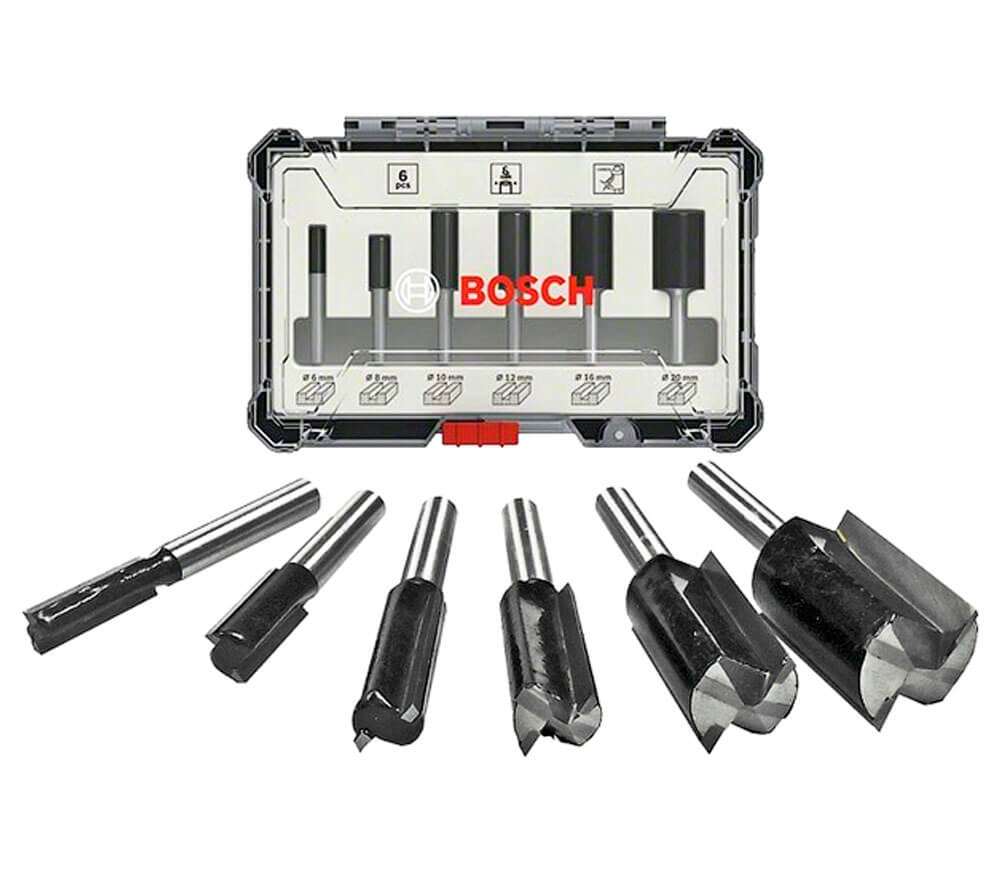 Набор 6 фрез по дереву BOSCH 2607017465 Ø6 мм photo 0