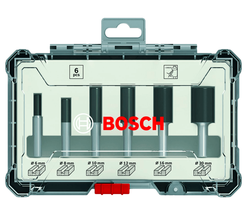 Набор 6 фрез по дереву BOSCH 2607017465 Ø6 мм photo