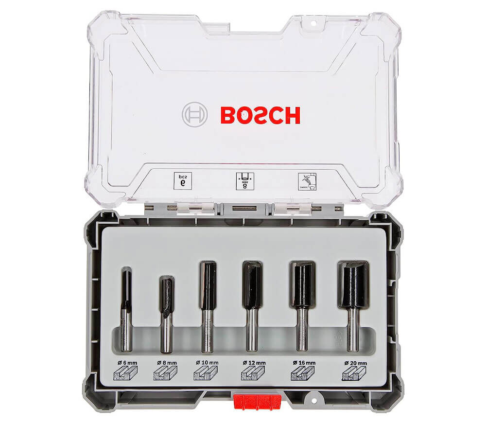 Набор 6 фрез по дереву BOSCH 2607017466 Ø8 мм photo 0