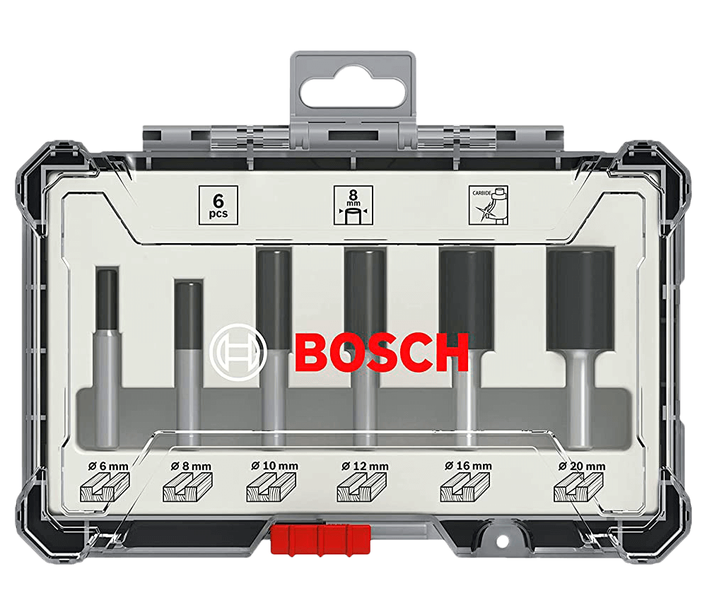 Набор 6 фрез по дереву BOSCH 2607017466 Ø8 мм photo