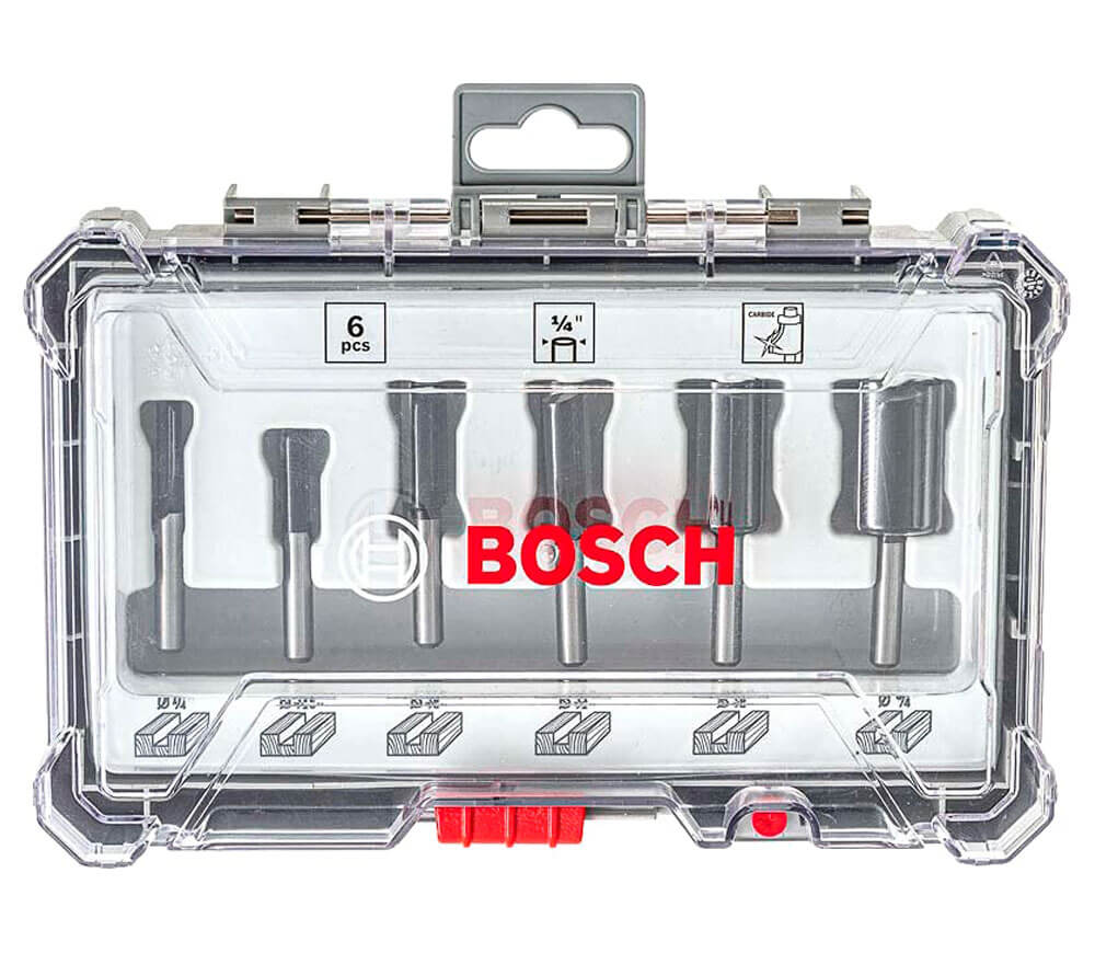 Набор 6 фрез по дереву BOSCH 2607017467 Ø1/4" photo 0