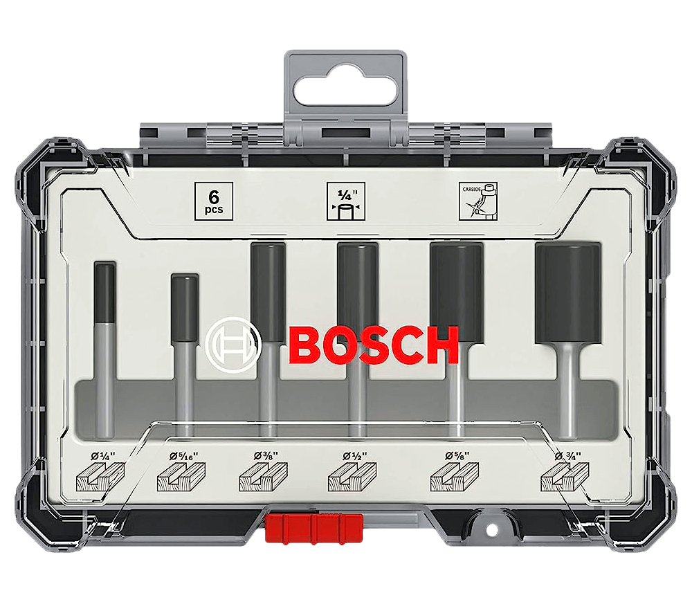 Набор 6 фрез по дереву BOSCH 2607017467 Ø1/4" photo