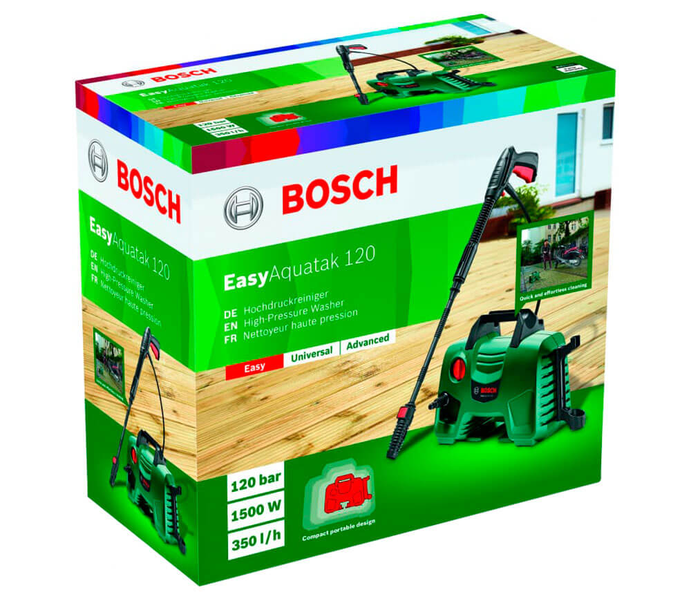 Мойка высокого давления BOSCH EasyAquatak 120 1500вт 120бар 350л/ч photo 7