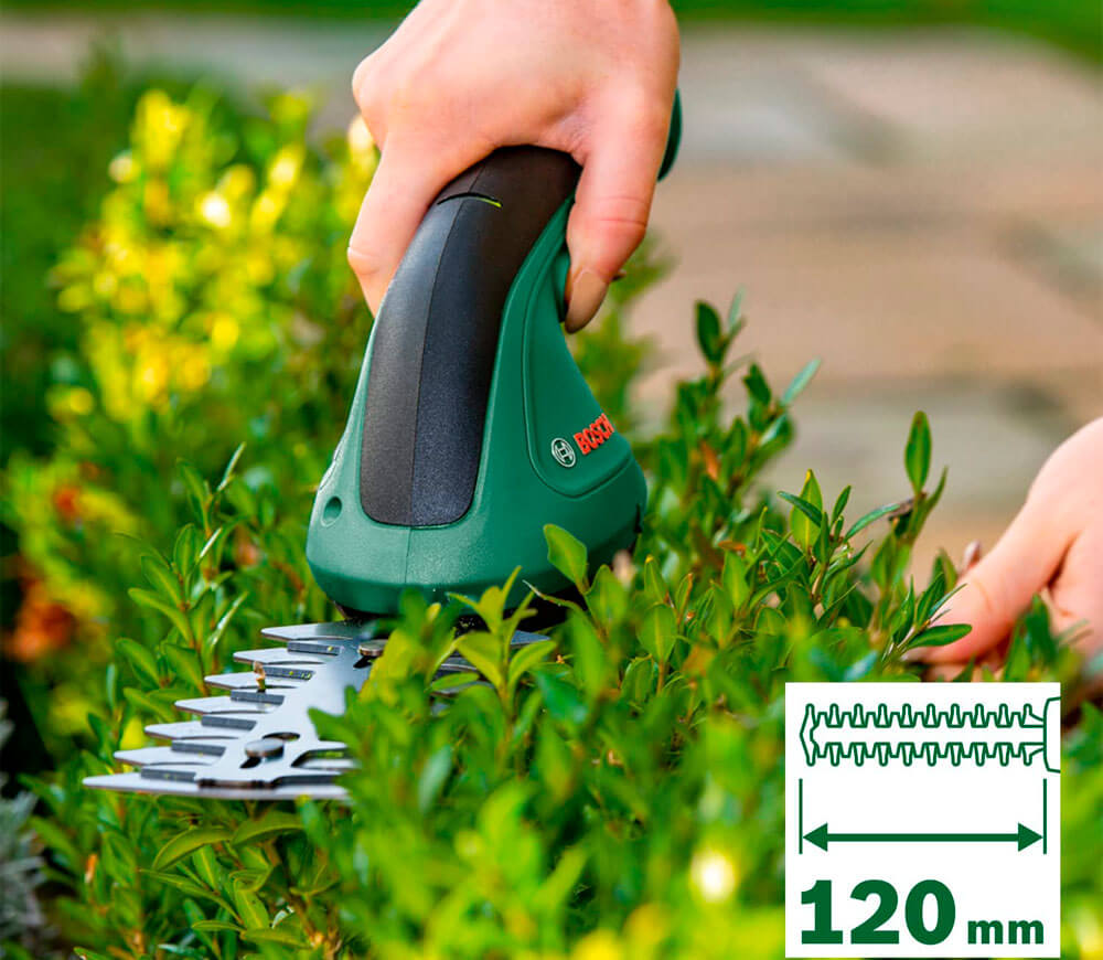 Кусторез аккумуляторный BOSCH EasyShear (600833303) 120/80мм 3.6В 1.5Ач photo 7