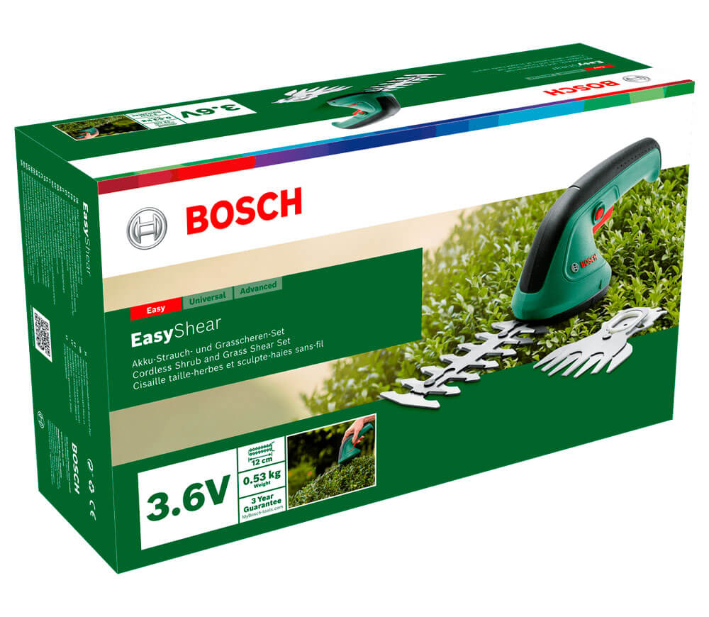 Кусторез аккумуляторный BOSCH EasyShear (600833303) 120/80мм 3.6В 1.5Ач photo 10