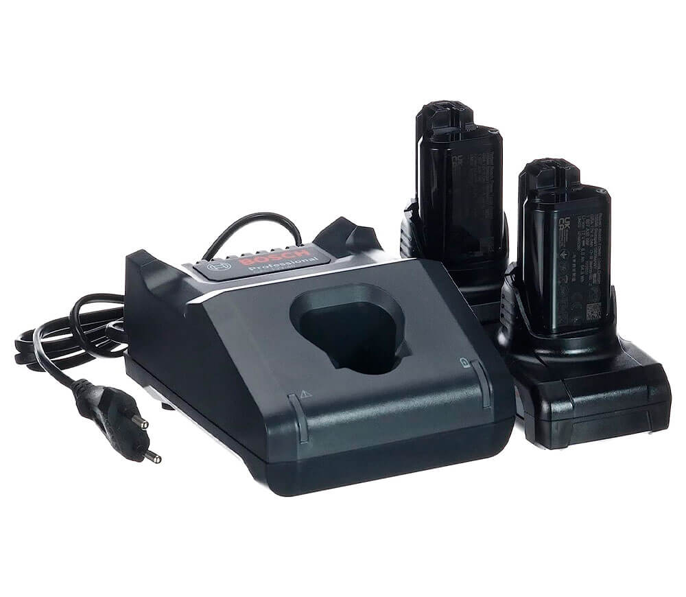 Комплект аккумуляторов и зарядного устройства BOSCH GAL 12V-40+2*GBA 6.0 Ah (1600A01B20) photo 0