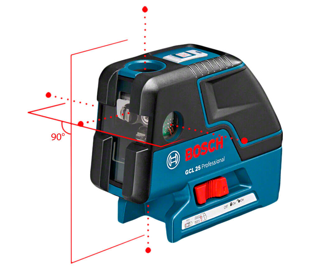 Nivelă cu laser BOSCH GCL 25 2fascicole/5puncte 30m photo 0