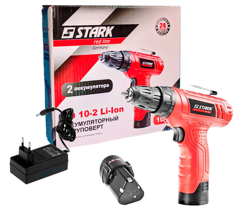 Mașină de înșurubat cu acumulator STARK CD-10-2 Li 10.8V 1.3Ah photo 0