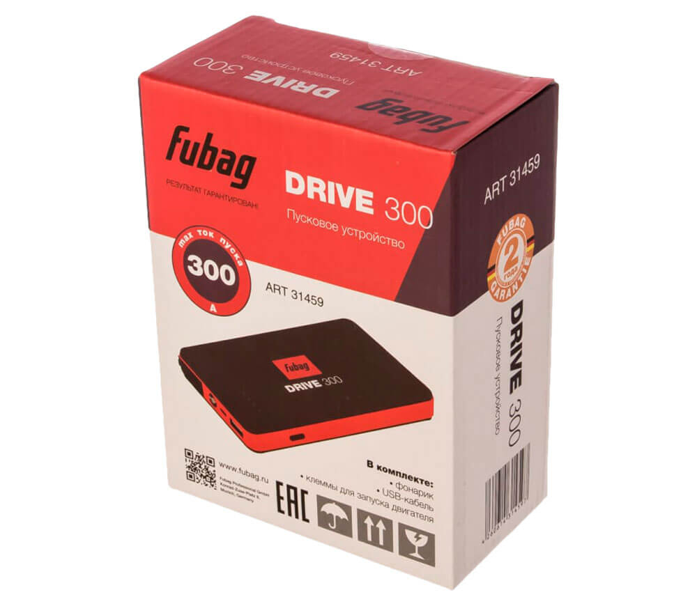 Пусковое устройство FUBAG DRIVE 300 300A 12В photo 5