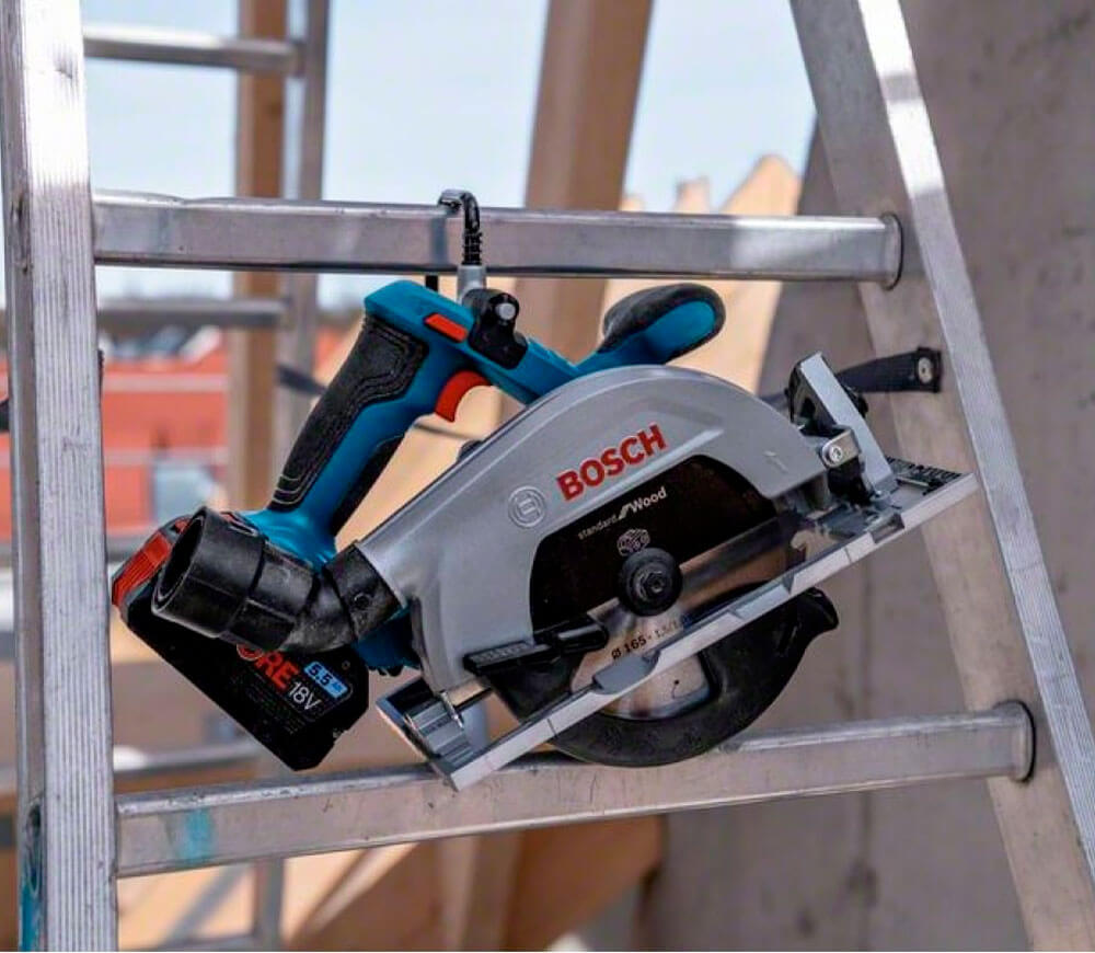 Дисковая пила аккумуляторная (без аккумуляторов) BOSCH GKS 185-LI 165мм 18В photo 3