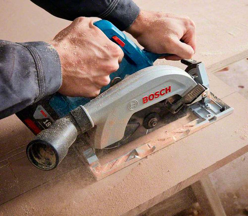 Дисковая пила аккумуляторная (без аккумуляторов) BOSCH GKS 185-LI 165мм 18В photo 12