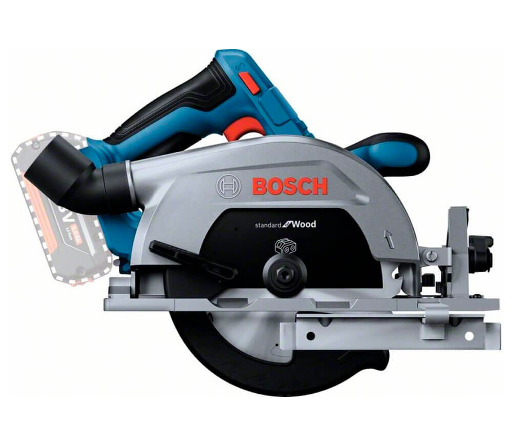Дисковая пила аккумуляторная (без аккумуляторов) BOSCH GKS 185-LI 165мм 18В photo 1