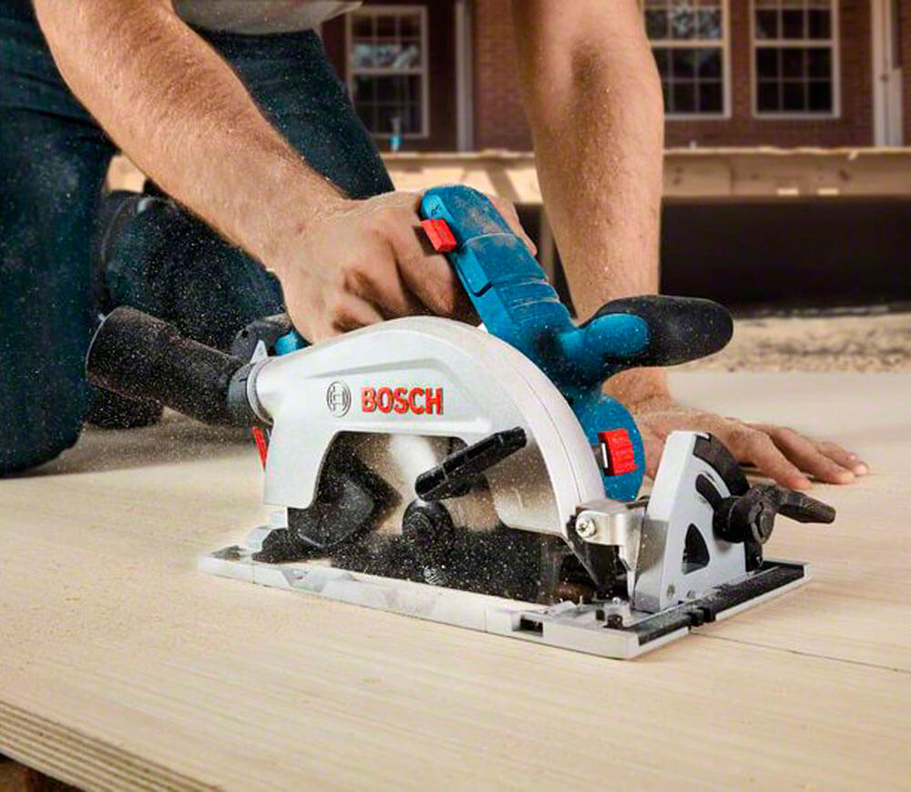 Дисковая пила аккумуляторная (без аккумуляторов) BOSCH GKS 185-LI 165мм 18В photo 9