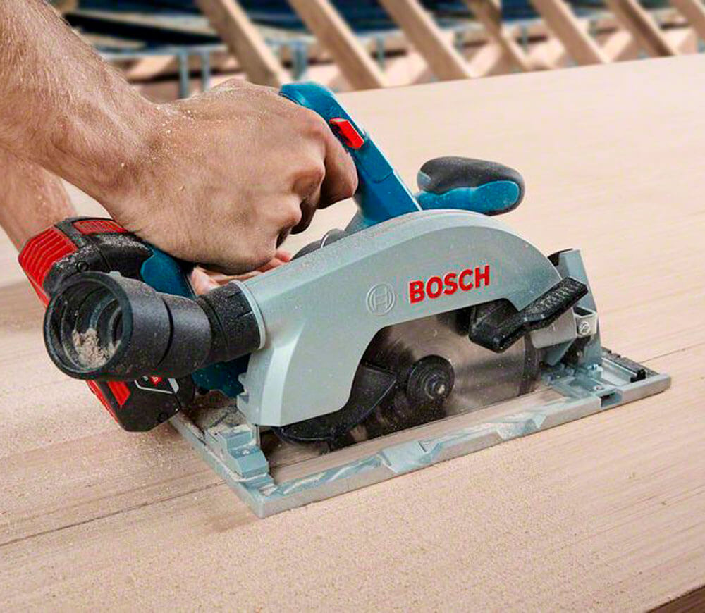 Дисковая пила аккумуляторная (без аккумуляторов) BOSCH GKS 185-LI 165мм 18В photo 10