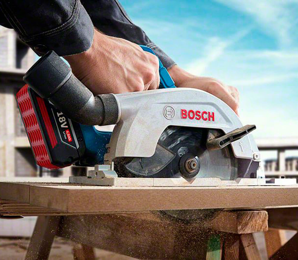 Дисковая пила аккумуляторная (без аккумуляторов) BOSCH GKS 185-LI 165мм 18В photo 11
