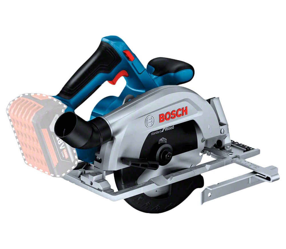 Дисковая пила аккумуляторная (без аккумуляторов) BOSCH GKS 185-LI 165мм 18В photo