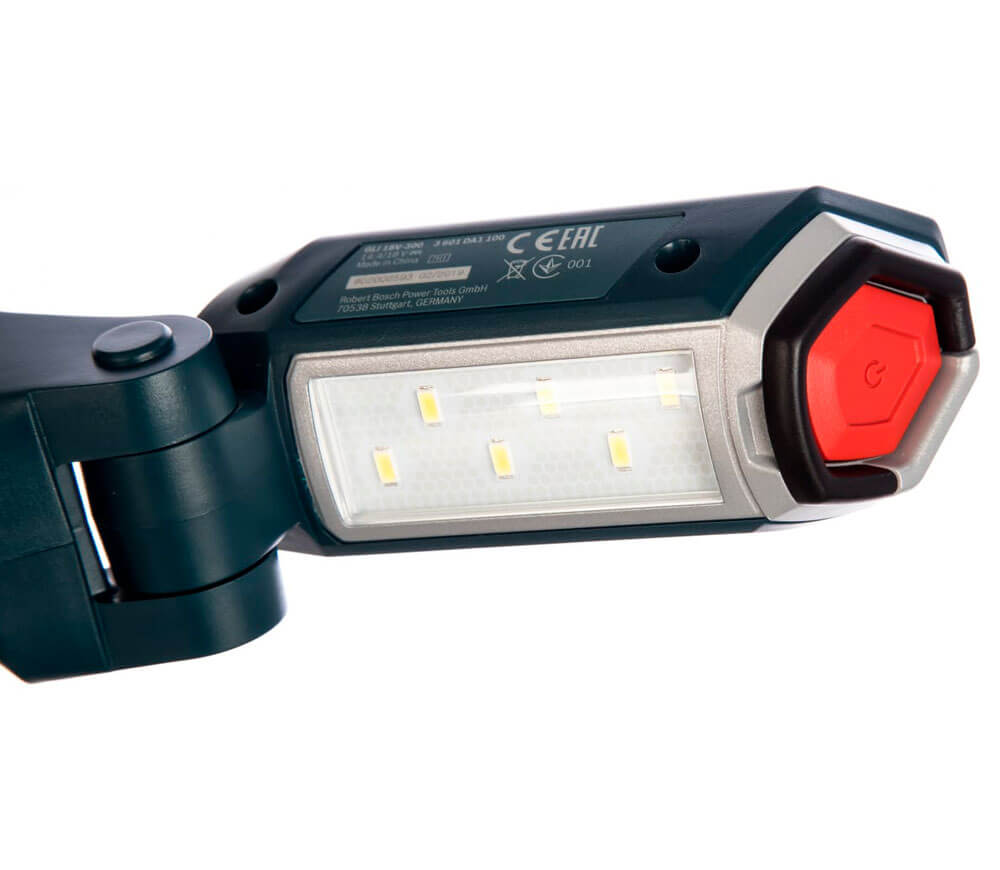 Lanternă construcții cu acumulator (fără baterii) BOSCH GLI 18V-300 300lm 14.4/18V photo 3