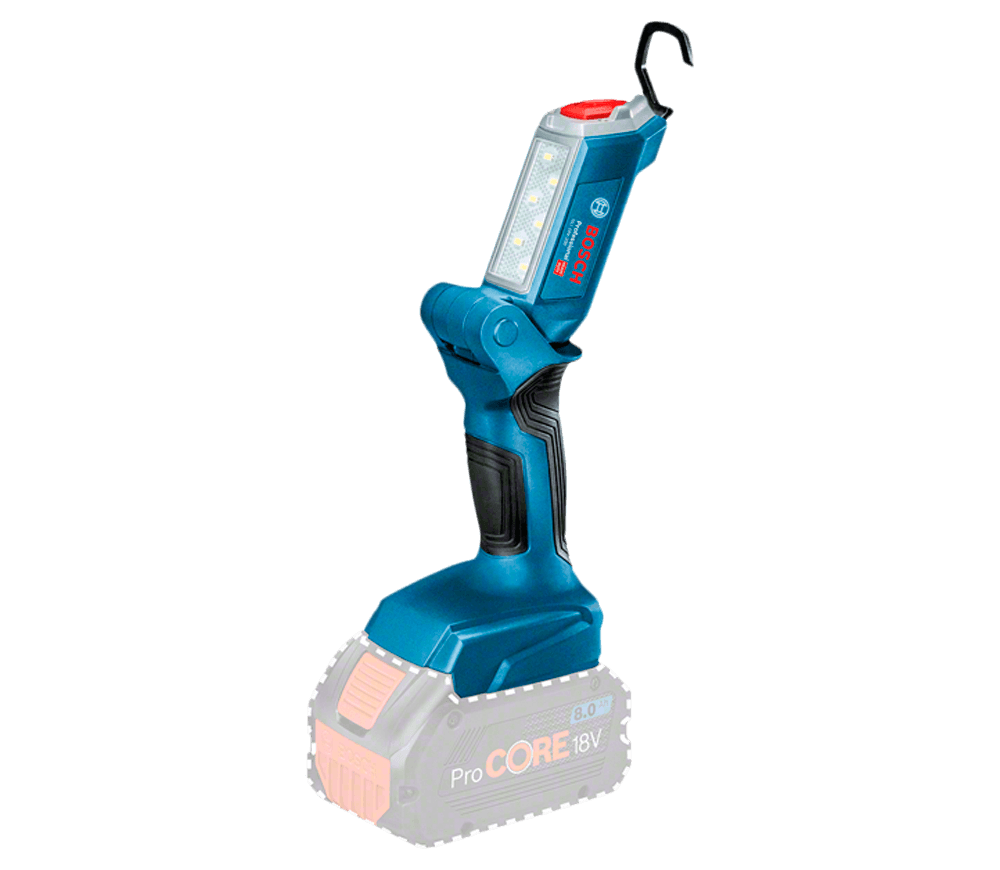 Lanternă construcții cu acumulator (fără baterii) BOSCH GLI 18V-300 300lm 14.4/18V photo