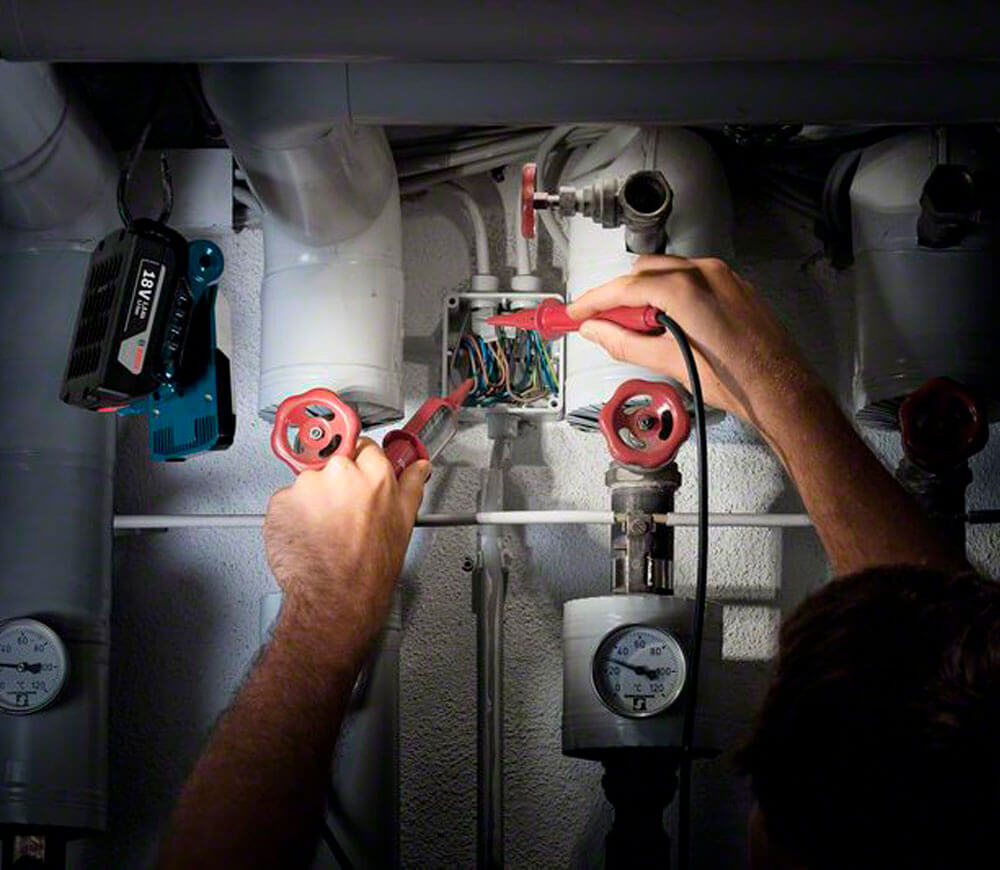 Lanternă construcții cu acumulator (fără baterii) BOSCH GLI VariLED 420lm 14.4/18V photo 4
