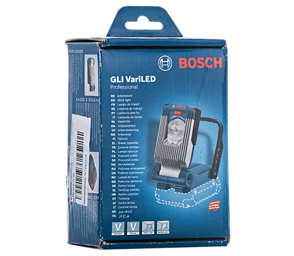 Lanternă construcții cu acumulator (fără baterii) BOSCH GLI VariLED 420lm 14.4/18V photo 7