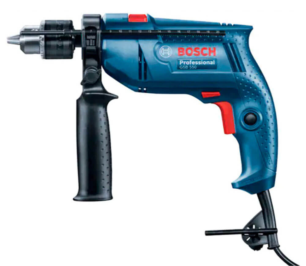 Дрель ударная BOSCH GSB 550  550вт photo 1