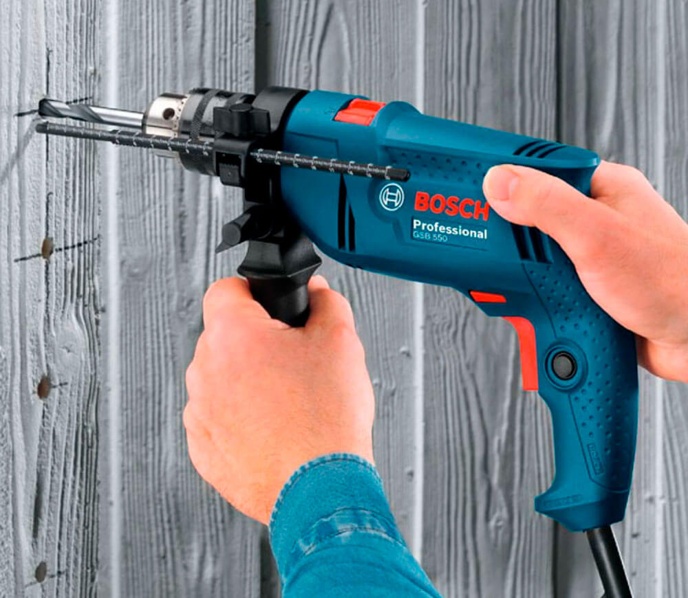 Дрель ударная BOSCH GSB 550  550вт photo 6